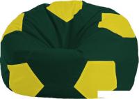 Кресло-мешок Flagman Мяч М1.1-65 (зеленый темный/желтый)