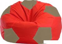 Кресло-мешок Flagman Мяч М1.1-171 (красный/бежевый темный)