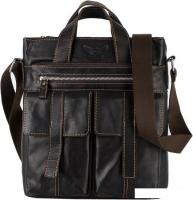 Мужская сумка Poshete 196-3750-26-DBW (коричневый)