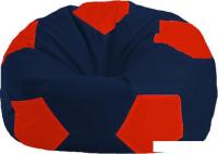 Кресло-мешок Flagman Мяч М1.1-46 (синий темный/красный)