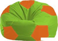 Кресло-мешок Flagman Мяч М1.1-163 (салатовый/оранжевый)