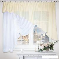 Тюль Nivasan Джульетта Hk.DG-L9 4x1.7 м (шампань, левая)