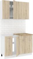 Готовая кухня Кортекс-мебель Корнелия Лира-лайт км.02460 1.2 м (дуб сонома/мадрид)