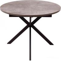Кухонный стол Leset Капри (камень темный/черный)