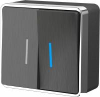 Выключатель Werkel Gallant W5020104 (графит рифленый)