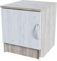 Тумба Стендмебель Бася ТБ-551 (дуб крафт белый/дуб крафт серый)