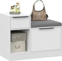 Банкетка Трия Агата комбинированная (белый)