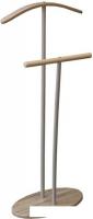 Стойка для одежды Мебелик Костюмная Дэви 2 (металлик/дуб сонома)