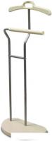 Стойка для одежды Мебелик Д 10 (металлик/слоновая кость)