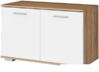 Тумба для обуви Памир Италия О-800 (дуб сонома/белый глянец)