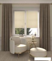 Мини рулонные шторы Legrand Ричи 160x175 (сливочный)