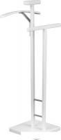Стойка для одежды Мебелик Костюмная галант 340 (металлик/белый)