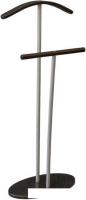 Стойка для одежды Мебелик Костюмная Дэви 2 (металлик/венге)
