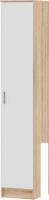 Шкаф-пенал Памир Беатрис Соло (дуб сонома/белый глянец)