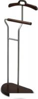 Стойка для одежды Мебелик Д 10 (металлик/темно-коричневый)
