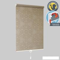 Рулонные шторы Delfa Сантайм Металлик Принт СРШП-05В 7593 48x170 (темно-бежевый)