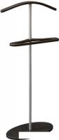 Стойка для одежды Мебелик Костюмная Дэви 3 (металлик/венге)