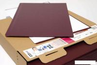 Картонная обложка для переплета OPUS Classic A4 304x212 мм OHC304X212B10 (10 шт, бордовый)