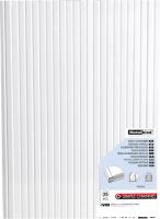 Металлический канал для переплета OPUS O.Simple Channel 304x5 мм OSC05BIA30425 (25 шт, белый)