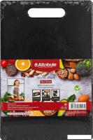 Разделочная доска Attribute Marble Black ABX145