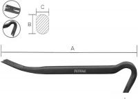 Лом-гвоздодер Total THT431142