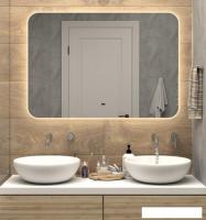 Континент Зеркало Burzhe LED 100x70 (бесконтактный сенсор, холодная подсветка)