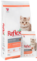 Сухой корм для кошек Reflex Kitten Food with Chicken 15 кг