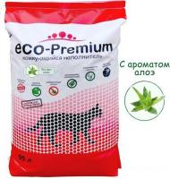 Наполнитель для туалета Eco-Premium с ароматом алоэ 55 л