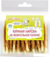 Лакомство для собак Dog Fest Куриная нарезка на жевательной палочке 500 г