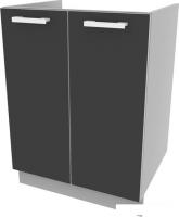 Шкаф напольный Интерлиния Компо НШ60м-2дв (антрацит)