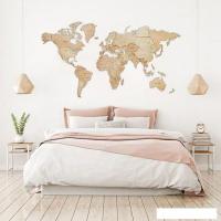Пазл Woodary Карта мира на английском языке L 3196