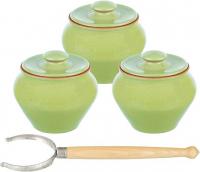 Набор горшочков Elan Gallery TerraCotta 570101