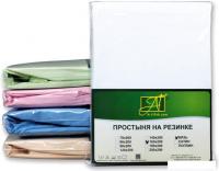 Постельное белье Альвитек Бязь однотонный на резинке 140x200x25 ПР-ПО-Р-140-БЕЛ (белый)