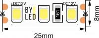 Светодиодная лента Byled BLS2835-120-12-9.6-NW