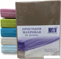 Постельное белье Альвитек Махровая на резинке 180x200x20 ПМР-МОК-180(180) (мокко)