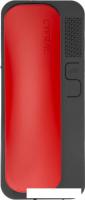 Абонентское аудиоустройство Cyfral Unifon Smart B (графитовый, с красной трубкой)