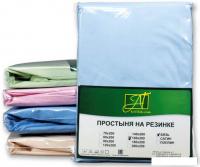 Постельное белье Альвитек Поплин однотонный на резинке 200x200x25 ПР-ПО-Р-200-ГОЛ (голубой)