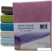 Постельное белье Альвитек Махровая на резинке 140x200x20 ПМР-СР-140 (сухая роза)