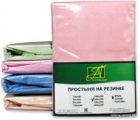 Постельное белье Альвитек Поплин однотонный на резинке 160x200x25 ПР-ПО-Р-160-РОЗ (розовый)