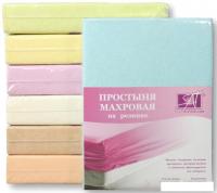 Постельное белье Альвитек Махровая на резинке 200x200x20 ПМР-Г-200 (голубой)