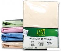 Постельное белье Альвитек Поплин однотонный на резинке 140x200x25 ПР-ПО-Р-140-БЕЖ (бежевый)