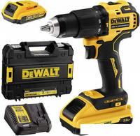 Ударная дрель-шуруповерт DeWalt DCD709D2T (с 2-мя АКБ 2 Ah, кейс)