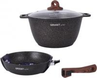 Набор кастрюль Kukmara Granit Ultra №18 нкп18го