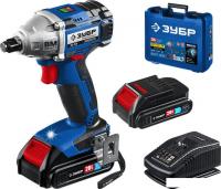 Гайковерт Зубр Профессионал GB-250-22 (с 2-мя АКБ, кейс)