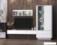 Горка Интерлиния Quartz-10 (белый платинум/бетон)