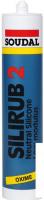 Герметик Soudal Silirub 2 600 мл (белый)