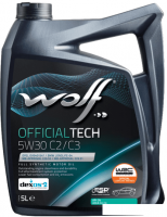 Моторное масло Wolf OfficialTech 5W-30 C2/C3 5л