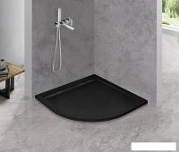 Экран для душевого поддона Cezares Tray-AS-R-90-100-SCR-nero