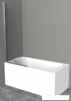Стеклянная шторка для ванны BelBagno UNO-V-1-90/150-C-Cr