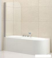 Стеклянная шторка для ванны Cezares ECO-O-V-1-80/140-C-Cr